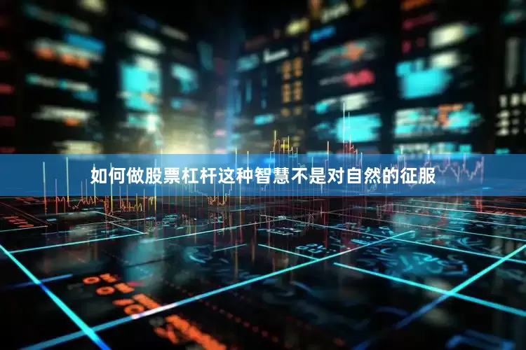 如何做股票杠杆这种智慧不是对自然的征服